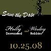 Save the Date Card (side one)